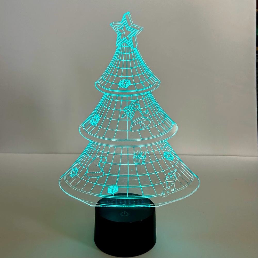 Christmas Tree Nightlight Decor Color Changing Xmas Decoration